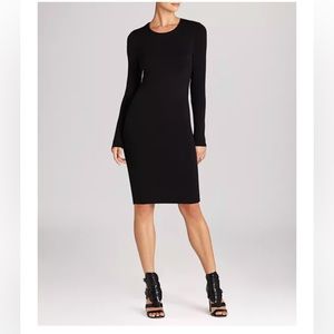 BCBG MaxAzria Savannah Medium Black Body Con Cut Out Dress